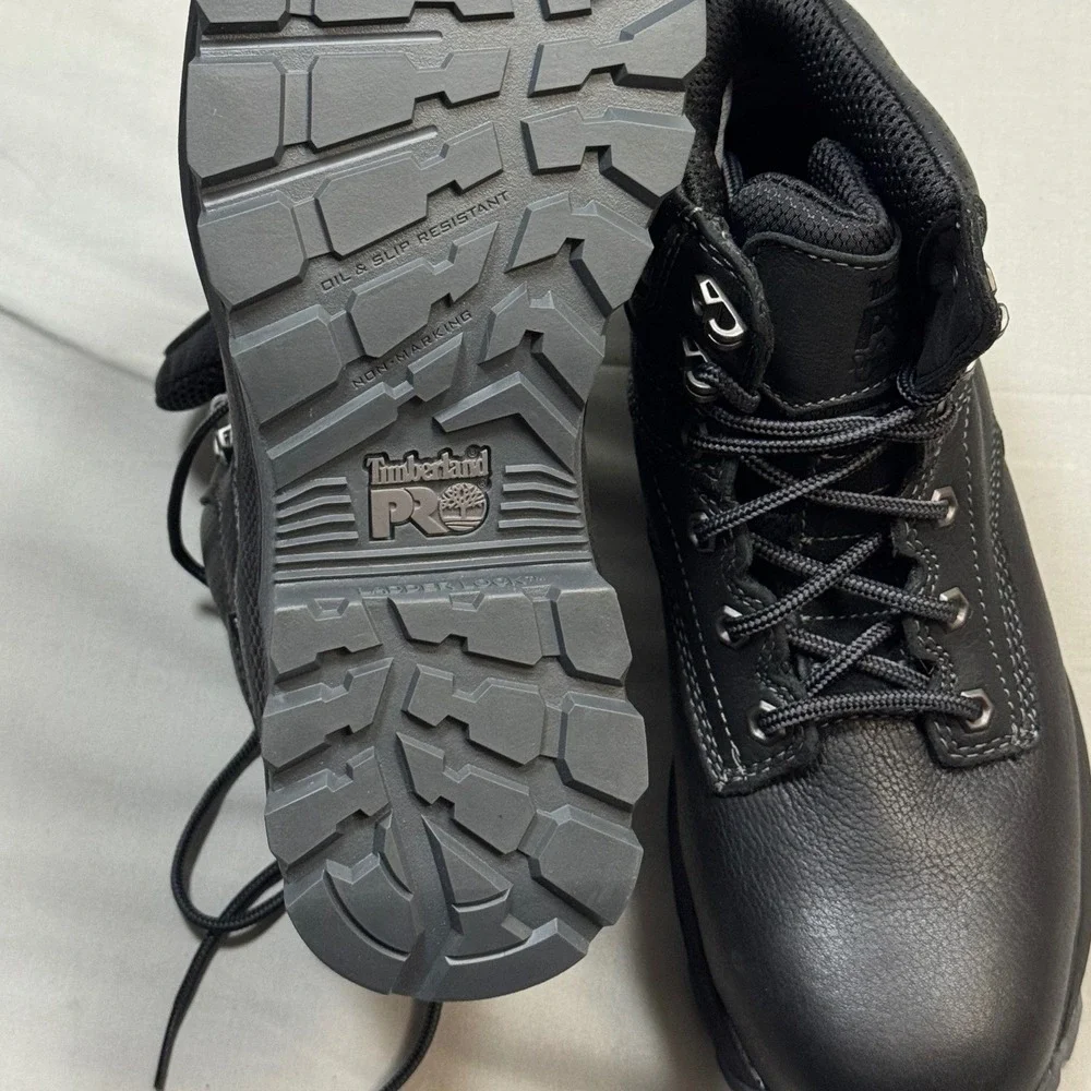 Timberland PRO Titan EV6 Black Leather Composite Work Boot A42GN 9M Waterproof